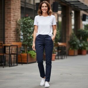 NWOT- Dockers Women's Navy Straight Leg Pants